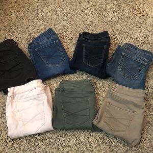 Aeropostale jeans &1 pair of black denim shorts